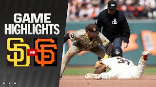 Padres vs Giants Game Highlights 91524  MLB Highlights [upl. by Yevi535]