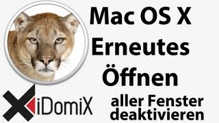 Erneutes Öffnen aller Programmfenster in Mac OS X deaktivieren Resume [upl. by Arnon488]