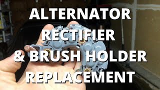 Alternator Rectifier amp Brush Holder Replacement  Honda S2000 [upl. by Eshelman]