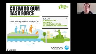 Keep Britain Tidy Chewing Gum Task Force Grant Application Webinar [upl. by Alyad]