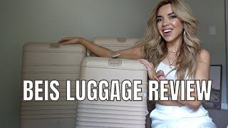 In Depth Beis Luggage Review Carry On Roller Weekender Bag Backpack Medium  Large Bags [upl. by Nadnal]