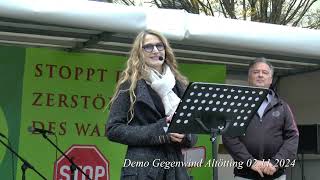 Demo Gegenwind Altötting keine Windräder in unserem Wald 02112024 06 [upl. by Enialb]