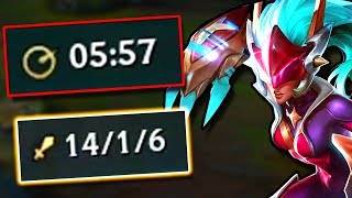 I show how to get Level 6 Shyvana before 6 minutes WITHOUT LEECHING ANY XP FROM LANERS [upl. by Farwell671]