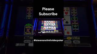 Straight Flush or QUAD casino jackpot shortvideo [upl. by Neesay]