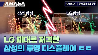 삼성이 만든 투명 디스플레이 이게 LG를 저격한 거라고  오목교 전자상가 in CES 2024 [upl. by Ahsiema]