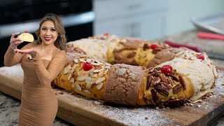 The SOFTEST EASIEST and Most Delicious ROSCA DE REYES  Three King Sweet Bread [upl. by Esille95]