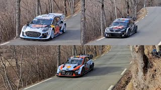 Rallye MonteCarlo 2024 ES6 Max attack WRC [upl. by Lesli]