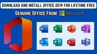 Download and install Original Microsoft Office 2019 for Free  Activation Key Not Required  2024 [upl. by Akemat]