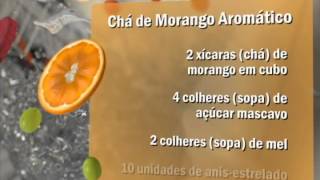 Alimentese Bem  Chá de morango aromático [upl. by Eirod284]