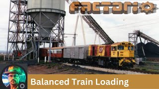 Factorio trains Balanced Unloading [upl. by Karas]