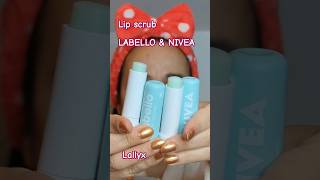 LABELLO amp NIVEA LIP SCRUB shorts [upl. by Maher]