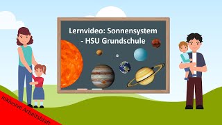 Lernvideo Sonnensystem 🪐  HSU Grundschule [upl. by Caneghem]