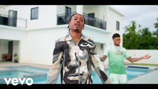 450 Nle Choppa  Bad Gyal Remix  Official Music Video [upl. by Ymerrej]