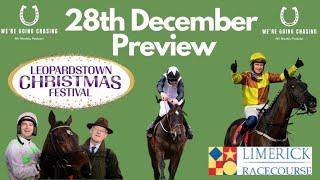 The Preview Show 28th December Leopardstown amp Limerick  Horse Racing Tips [upl. by Inod]