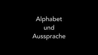 Englisch  Alphabet und Aussprache [upl. by Norad]