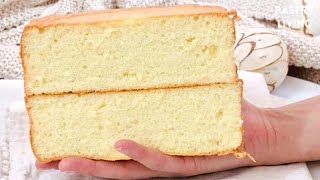 FLUFFY Vanilla Sponge Cake Recipe  The BEST Genoise Sponge Cake [upl. by Sanford]