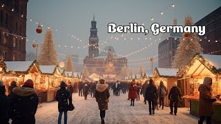 Berlin Weihnachtsmarkt auf dem Breitscheidplatz an der Gedächtniskirche ▶︎15min [upl. by Anileda705]