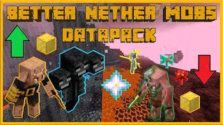 Better Nether Mobs v59 Datapack  Minecraft Datapack Update [upl. by Ahseka]