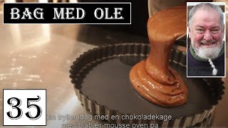 35 Dessertkage med blåbærmousse oven på chokoladekagebund  Køkkenfreak [upl. by Giule]