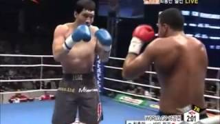 Badr Hari vs Hong ManChoifull fight K1 World GP 2008  YouTube [upl. by Cresida]