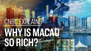 Why is Macau so rich  CNBC Explains [upl. by Anayt136]