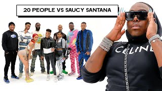 20 MEN VS 1 RAPPER SAUCY SANTANA with Shamar  Finding Bae Ep 1 [upl. by Berky11]