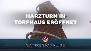 65 Meter hoher Harzturm in Torfhaus eröffnet [upl. by Dnomde]