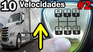 como hacer cambios de velocidad correctamente en la transmision de 10 velocidades eaton fuller [upl. by Abehshtab]