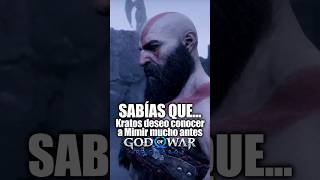 ¿Sabías que Kratos QUERÍA CONOCER a Mimir desde MUCHO ANTES 🔥 TryTiger Kratos GodofWar [upl. by Towland580]