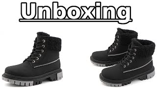 Hitmars Winterstiefel Unboxing Video [upl. by Haisa]