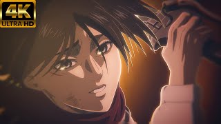 The Ackermans Final Dive 4K  Attack on Titan Final Season Part 4 [upl. by Nagaer172]