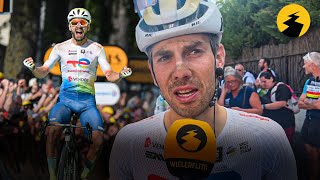 Steff Cras geniet van ritzege TotalEnergiesploegmaat Turgis in gravelrit Tour de France [upl. by Redford]