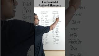 Trick to learn f block elements mnemonic of lanthanoid and Actinoid Elements [upl. by Lang412]