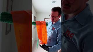 Duct cleaning tape method DuctCleaning HVAC TLCPlumbing HVACTech TapeGuys AirConditioning ABQ [upl. by Oderfodog]