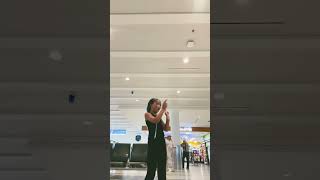 Airport dancing scarlettgray dancetrend airport [upl. by Carline]