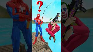 Spiderman challenge fishing vs Joker Venom Granny gta gtav spiderman funnyvideo homemaranha [upl. by Brookhouse464]