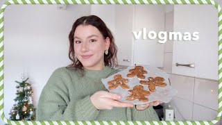 kerstkoekjes bakken amp wenkbrauw routine 🍪 vlogmas 8 [upl. by Sekoorb]