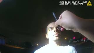 Body camera footage of offduty Union City police officers DWI arrest [upl. by Elke]