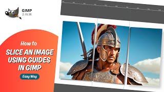 How to Slice an Image Using Guides in GIMP [upl. by Inanaup]