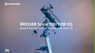 BRESSER Telescope Spica 1301000 EQ3 [upl. by Attikram]