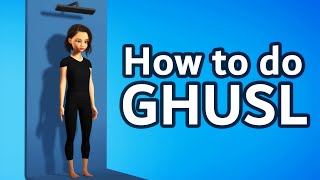 How to do Ghusl for Women Ritual Bathing  Step by Step [upl. by Ahsenra]