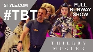 Thierry Mugler’s 20th Anniversary Full Runway Show  TBT with Tim Blanks  Stylecom [upl. by Pope]