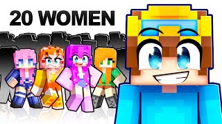 20 WOMEN vs NICO In Minecraft [upl. by Yemar]