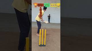 SRH vs KKR short pitched match  challenge [upl. by Nnovahs]