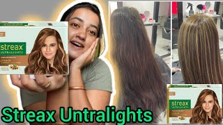 Streax Highlights Hair Color Step By Step Apply ✅ Streax Ultralight Highlight Kit Review in Hindi ✅ [upl. by Nicolina]