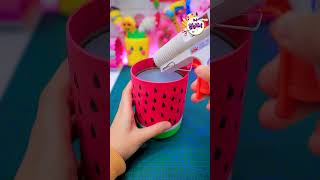 المنظم دا حلو اوى ❤ اختراع shorts diy recycling craft art ideas fyp [upl. by Ardnassela]