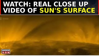 Watch European Space Agencys Solar Orbiter Video Unveils Visuals Of Suns Surface  Top News [upl. by Atiuqer]