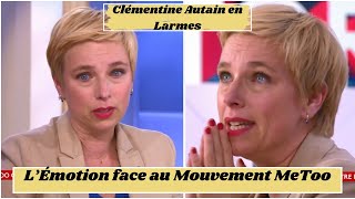 Clémentine Autain en Larmes sur le Plateau de C à vous  L’Émotion face au Mouvement MeToo [upl. by Llenart]