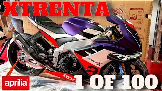 Aprilia RSV4 XTrenta  Unboxing amp Dyno [upl. by Yennej]