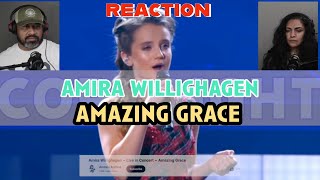 Amira Willighagen REACTION Live in Concert  Amazing Grace [upl. by Ahkeber]